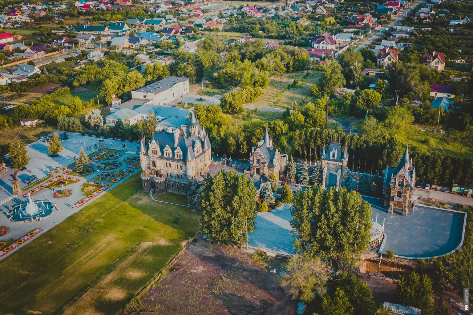 Село Хрящёвка с высоты птичьего полета